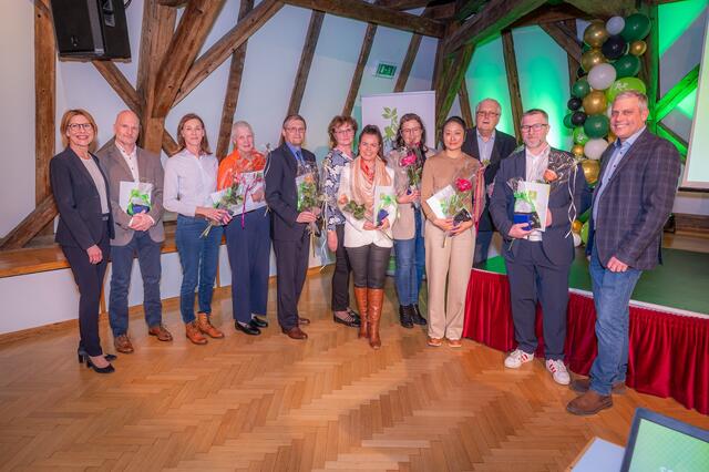 Silbernes Ehrenzeichen für die Stockerauer Funktionäre. | Foto: Stadtgemeinde Stockerau