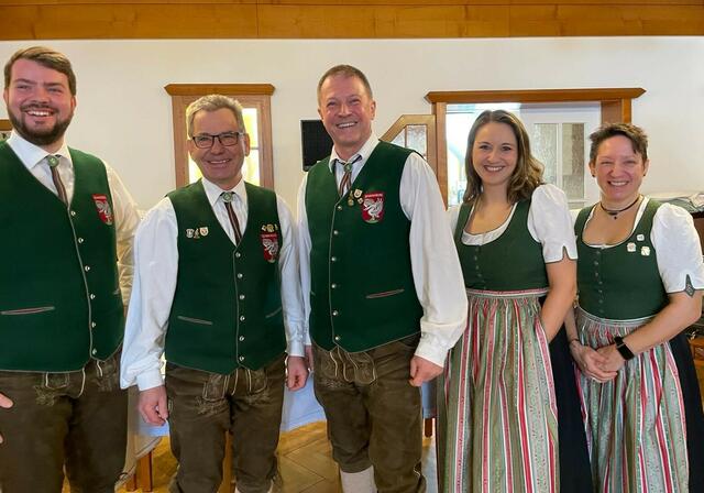 Der Vorstand der MMK Bad Schwanberg: Kassier Hans-Jürgen Lukas, Obmann-Stv. Franz Deutsch, Obmann Gerald Theussl, Schriftführerin Edith Stelzl, Schriftführerin-Stv. Frauke Hoffmann (v.l.) Nicht am Foto: Kassier-Stv. Gernot Lorenz | Foto: MMK
