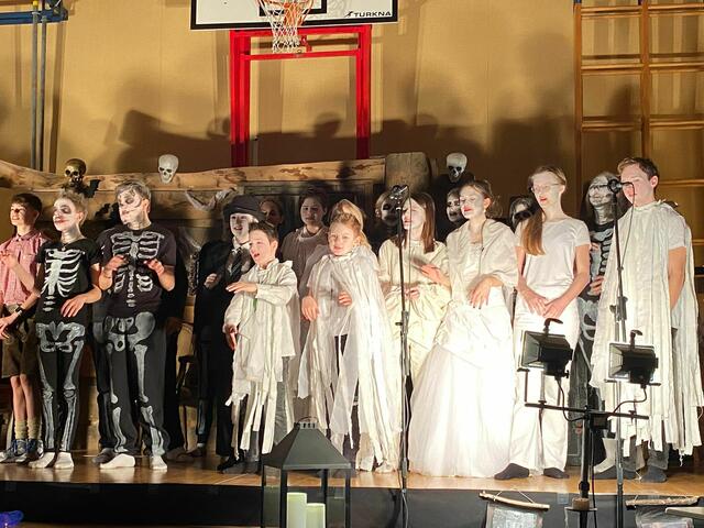 Schülerinnen und Schüler der Sonderschule Tamsweg und des Bundesgymnasiums Tamsweg führten Gemeinsam das Musical auf | Foto: SO Tamsweg/ Dir. Barbara Esterl