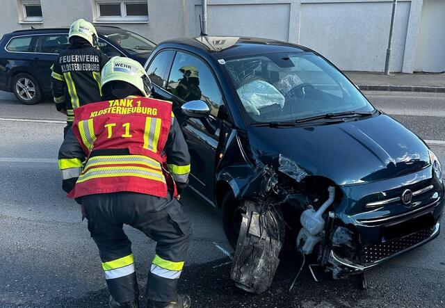Der Unfall ereignete sich in der Martinstraße. | Foto: FF Klosterneuburg