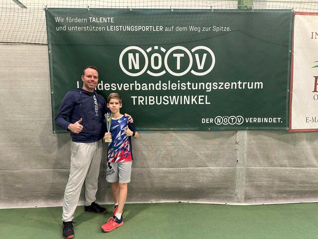 Raphael Vala mit seinem Trainer Alexander Übl | Foto: privat