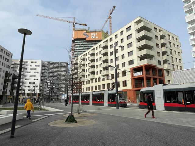 Im Nordbahnviertel wächst Wohnhaus für Wohnhaus. Die Geschäftslokale lassen aber auf sich warten. MeinBezirk.at hat bei der zuständigen Nordbahnviertel Service GmbH nachgehakt. | Foto: Johannes Reiterits
