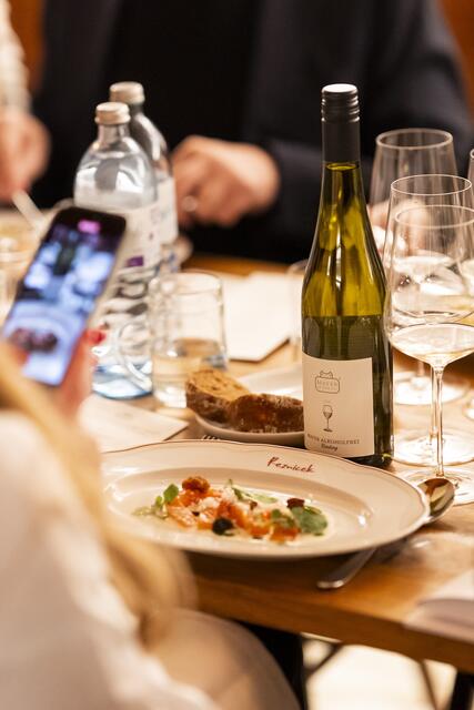 Das Menü passte perfekt zu den Weinen. | Foto: Weingut Mayer am Pfarrplatz / Martin Steiger