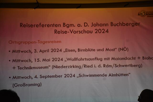 Jahreshauptversammlung des Seniorenbunds Pabneukirchen 2024.  | Foto: Zinterhof