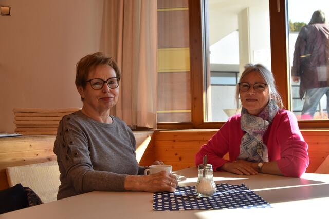 Beathe und Waltraud gönnten sich eine kleine Pause. | Foto: Kendlbacher