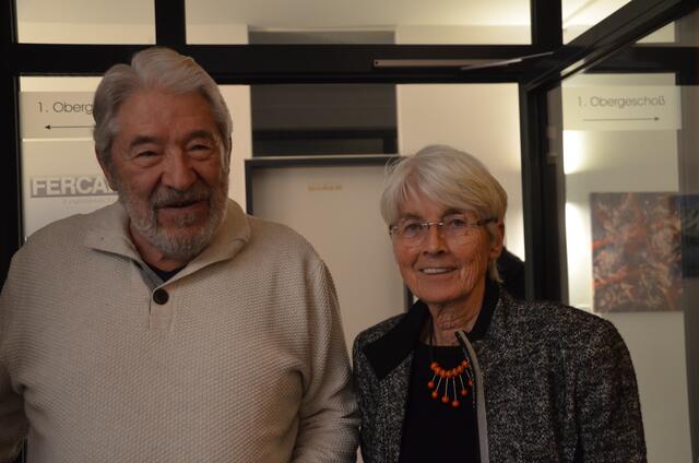 Der frühere Obmann Gerhart Weihs und Nachfolgerin Margret Joch