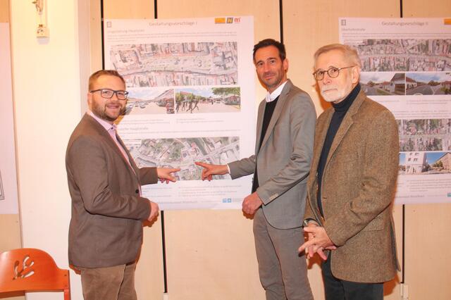 Bürgermeister Erich Stubenvoll, Harald Frey von der TU Wien und Stadtrat Friedrich Brandstetter | Foto: StadtGemeinde Mistelbach