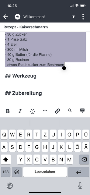 Unser App-Tipp der Woche Joplin ist eine Notiz und To-Do-Listen-App fürs Smartphone. Joplin bietet zahlreiche Funktionen für die Erstellung von Notizen und Listen. | Foto: Screenshot