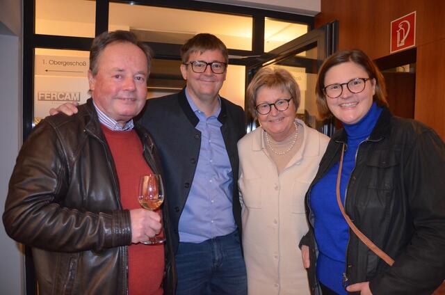 Hans, Valentin, Renate und Julia Schuster