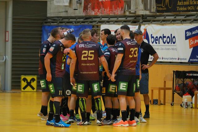 Das Team der Sportunion Leoben tritt heute in Vorarlberg gegen den HcB Lauterach an. | Foto: Sportunion Leoben