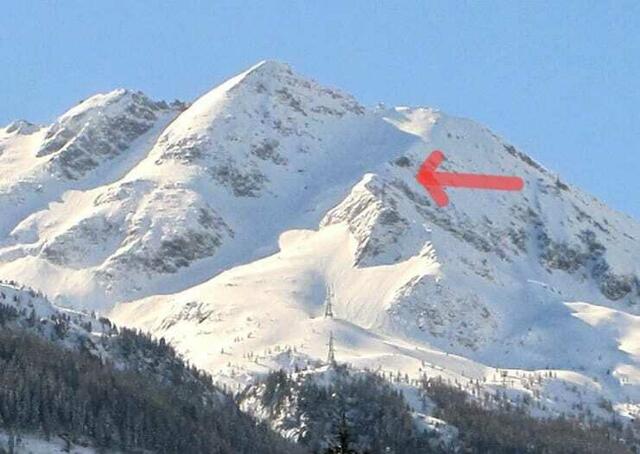 Die Notfallstelle bei Tageslicht | Foto: Bergrettung Bad Gastein/Gerhard Kremser