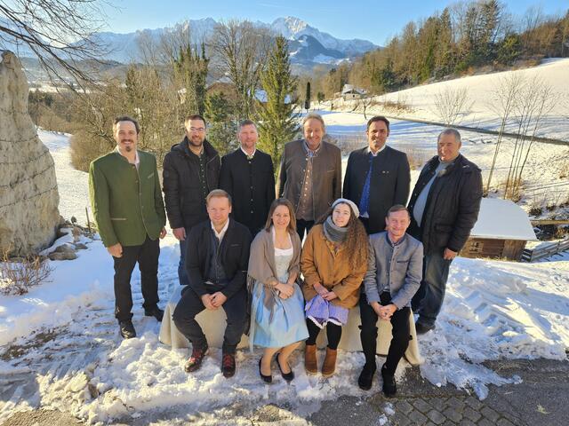 Das Oberalmer FPÖ-Wahlkampf-Team. | Foto: FPÖ Oberalm