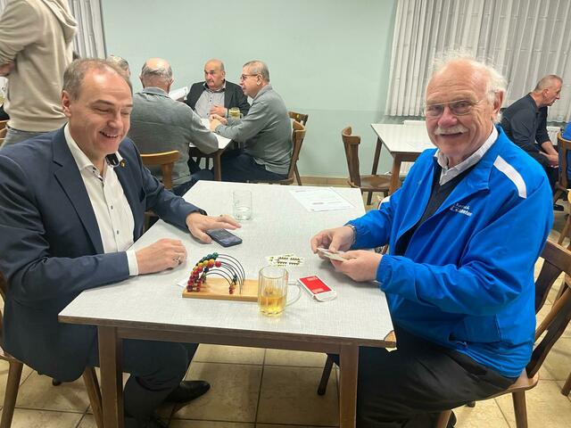 Spielten ein Bummerl: Leonhard Schneemann und Gerhard Korkisch | Foto: Gerhard Kasper