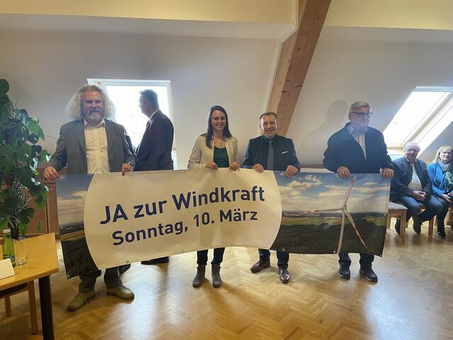 Windkraftunterstützer aus der Politik | Foto: Daniel Schmidt