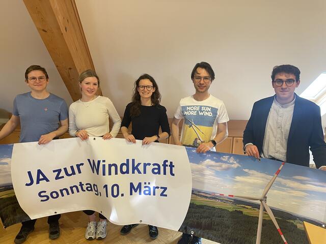 Windkraftunterstützer bei der Pressekonferenz | Foto: Daniel Schmidt