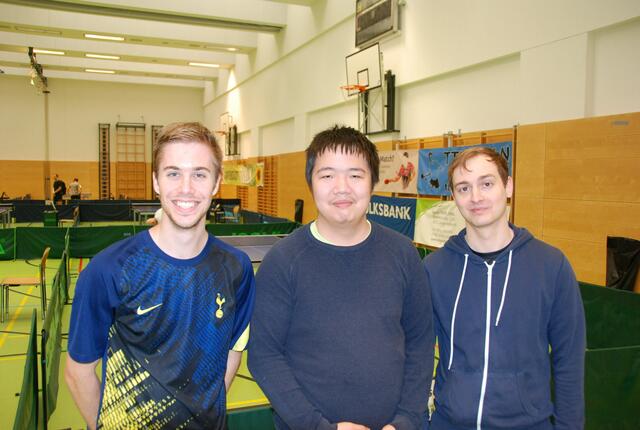 Christian Ritter, Eric Tang und Julian Jakubowski