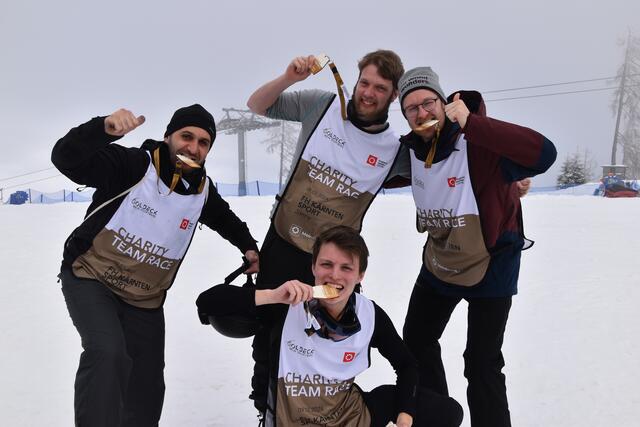 Das Team FH Kärnten Sport räumte den ersten Platz beim Charity Team Race 2024 ab. | Foto: RegionalMedien
