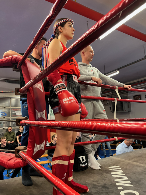 Lena Brunner, Athletin des KSF Gym Leoben, konnte den Kampf am Samstag für sich entscheiden. 
 | Foto: KSF Gym Leoben/Günter Plank