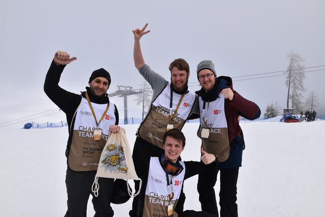 Das Team FH Kärnten Sport räumte den ersten Platz beim Charity Team Race 2024 ab. | Foto: RegionalMedien