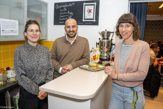V.l.: Anna Sophie Schwendinger, Hamed Mohseni und Katharina Kurzmann. | Foto: Billa AG/Robert Harson