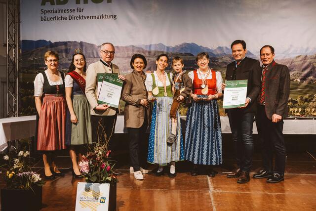 Gleich drei Bundesauszeichnungen räumten Stefanie und Johann Steiner aus Pabneukirchen ab. | Foto:  Michael Schafranek