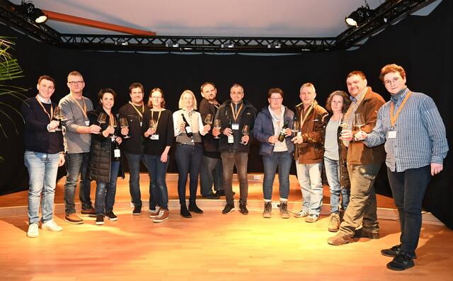 Das. Team der heurigen Winzerlehrlinge. | Foto: Franz Enzmann