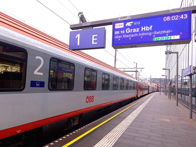 Abfahrt in Salzburg.... | Foto:  H.Bachinger 