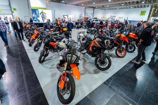 Motor auf zwei Rädern – auf der Expo gab es Einblicke in die neuen Techniken. | Foto: Christof Hütter e.U.