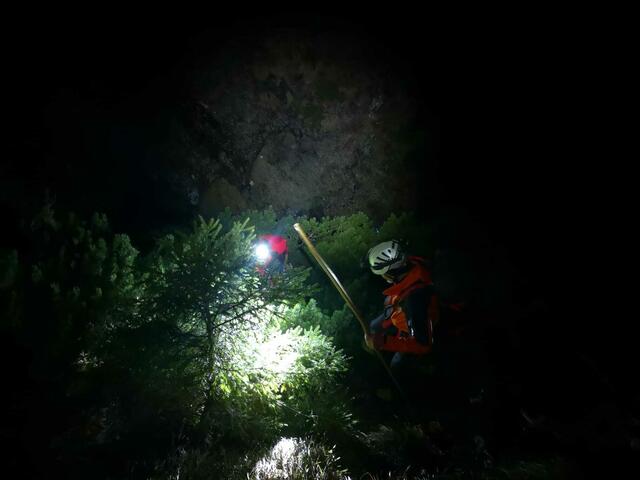 Beim Rettungseinsatz der Bergrettung in St. Gilgen. | Foto: Bergrettung St. Gilgen