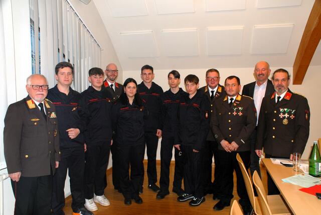 In der Feuerwehr Hochenegg ist für tatkräftigen Nachwuchs gesorgt 