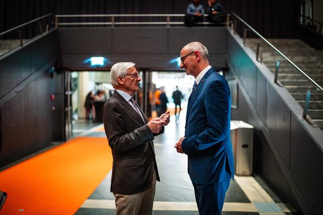 Wolfgang Schüssel und Anton Mattle. | Foto: Fischler