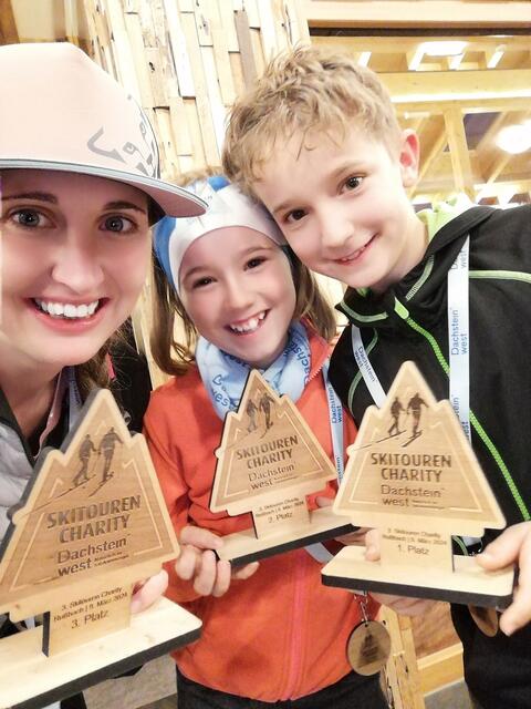 Janine Immler ,Sophia und Gabriel Immler (v.li.)