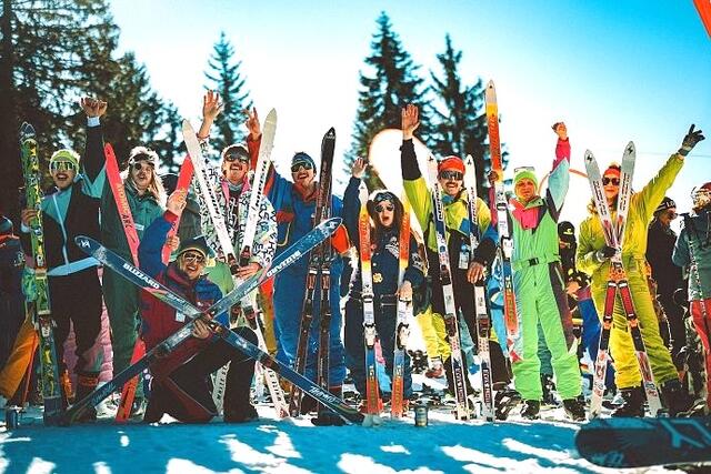 Nostalgie zelebriert - beim 1. Retro-Skitag. | Foto: TVB/M. Pflanzl