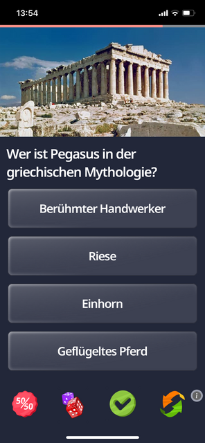 Unser App-Tipp der Woche "QuizzLand" ist eine App, um das Allgemeinwissen zu verbessern. Neben den Fragen zum Allgemeinwissen gibt es noch Minispiele, Rechen- und Logikrätsel. | Foto: Screenshot