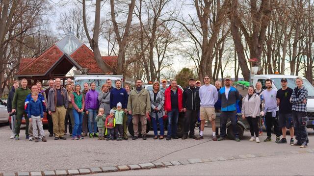 Die Beteiligung bei der Flurreinigung im letzten Jahr in Bad Sauerbrunn war groß | Foto: Alejandra Ortiz