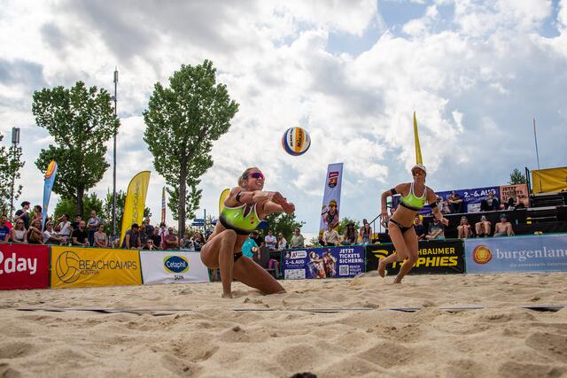Wie im Vorjahr findet heuer die Kickoff Veranstaltung der win2day Beach Volleyball Tour PRO in Neusiedl am See statt, diesmal direkt am Wasser. | Foto: Surf Opening