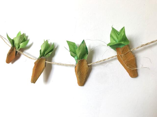 Fertige Kartotten-Girlande | Foto: Michaela Kahrer