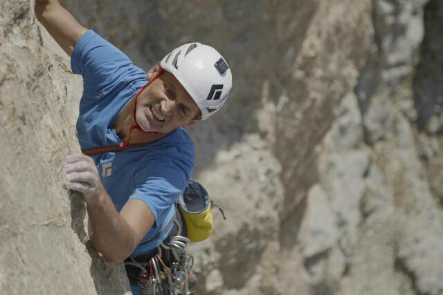 Reini Scherer am Königswandtürml | Foto: ServusTV / Pre TV