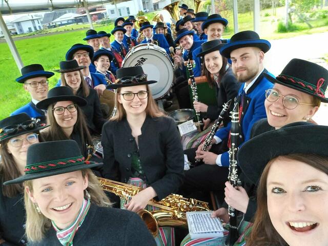 Ein lustiges Selfie der Musikkapelle St. Peter im Sulmtal. | Foto: MV St. Peter im Sulmtal