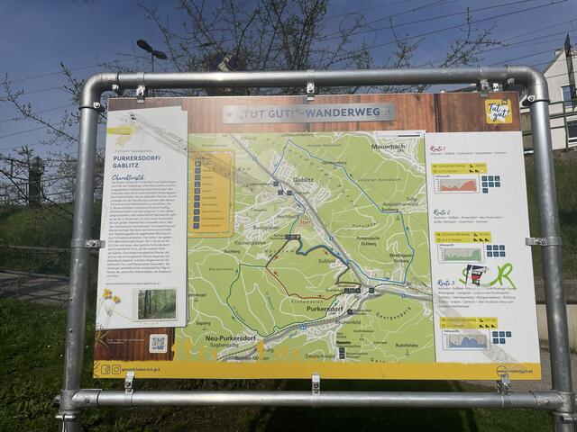 Ein Überblick der Tut-gut Wanderwege.