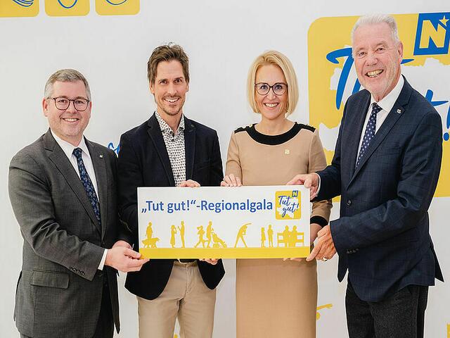 Im Rahmen der Tut gut!“-Regionalgala wurden auch zwei Gemeinden aus dem Bezirk Bruck ausgezeichnet. | Foto: MS-Fototeam/Martin Mathes