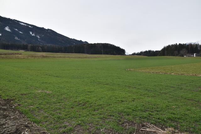 Am Oberen Feld in Lans wird bald ein ganzes Quartier mit 41 Wohneinheiten entstehen.  | Foto: Kendlbacher