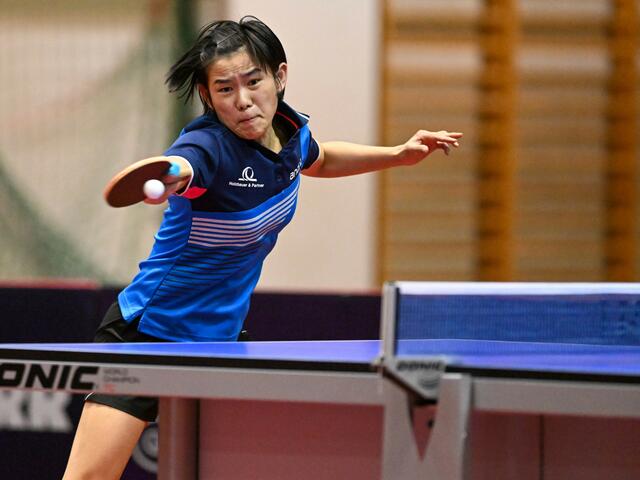 Yuan Liu ist bei den Damen Titelverteidigerin | Foto: GEPA