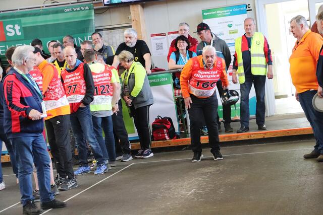 Erich Bergner im Finale, bei jeweils acht Versuchen wurden die sechs besten gewertet. | Foto: Edith Ertl