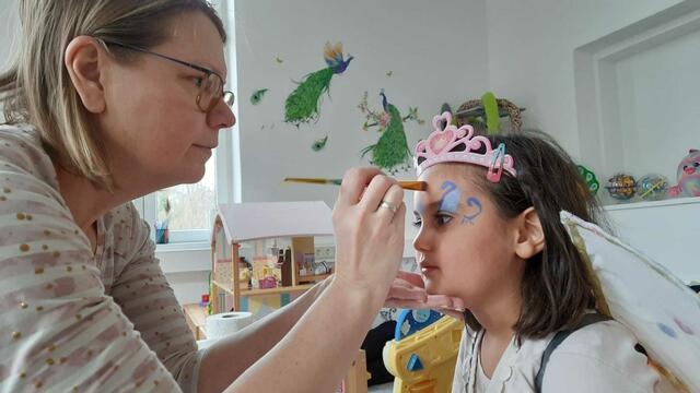 Kinderschminken für den guten Zweck