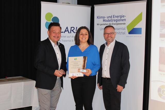 v.l.n.r. Herbert Pfeffer, Nicole Krajewski, Alexander Simader | Foto: Modellregion Unteres Traisental - Fladnitztal