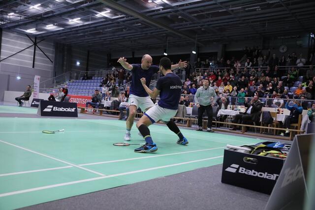Wollen am Sanstag abermals jubeln: Jürgen Koch und Collins Filimon vom ASKÖ Traun
  | Foto: ASKÖ Traun