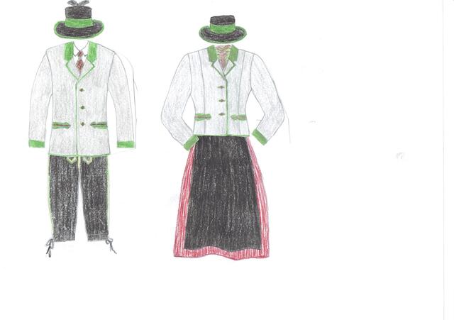 Schnittmuster für die Tracht der MK Eibiswald | Foto: MK Eibiswald