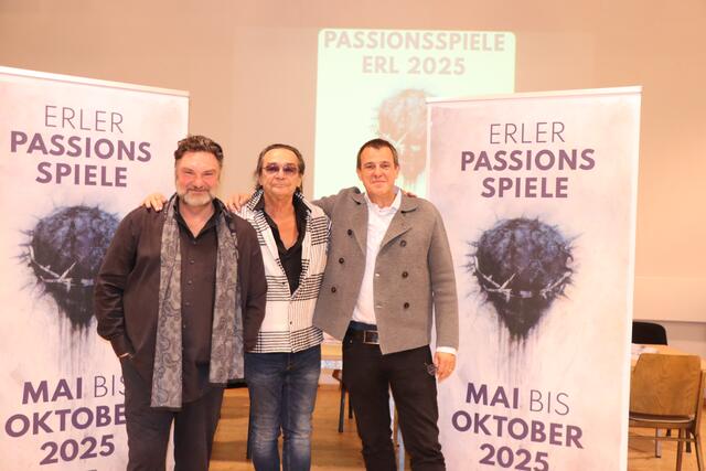 Regisseur Martin Leutgeb, Komponist Christian Kolonovits und Hartmut Schörghofer (v.l.). | Foto: Nimpf