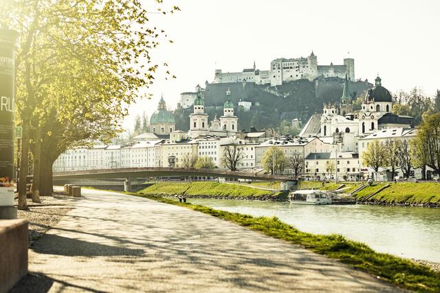 Das Ziel der Tauernradtour: die Mozartstadt Salzburg. | Foto: Salzburger Land_Skatemax